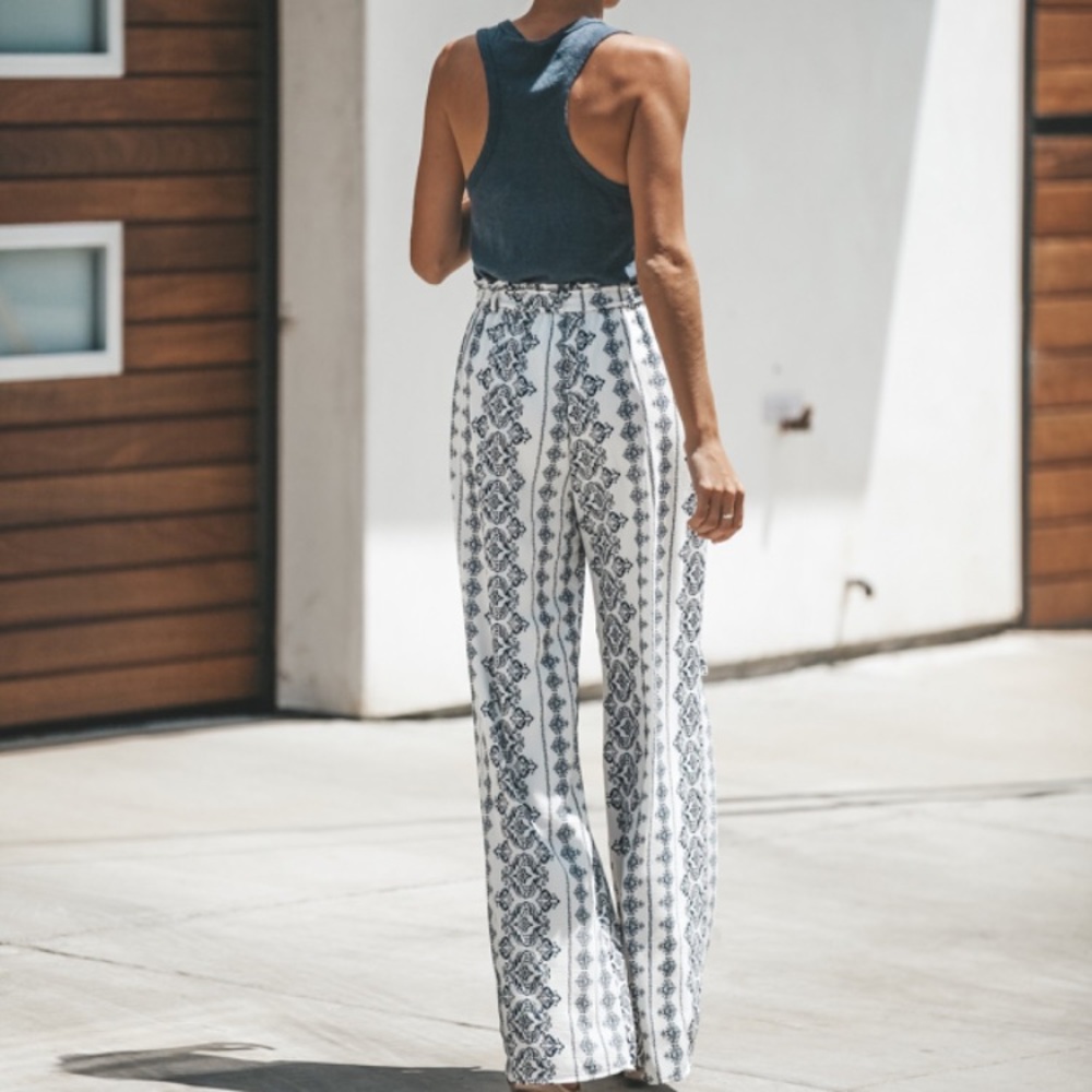 Almafi Coast  Tie Pants